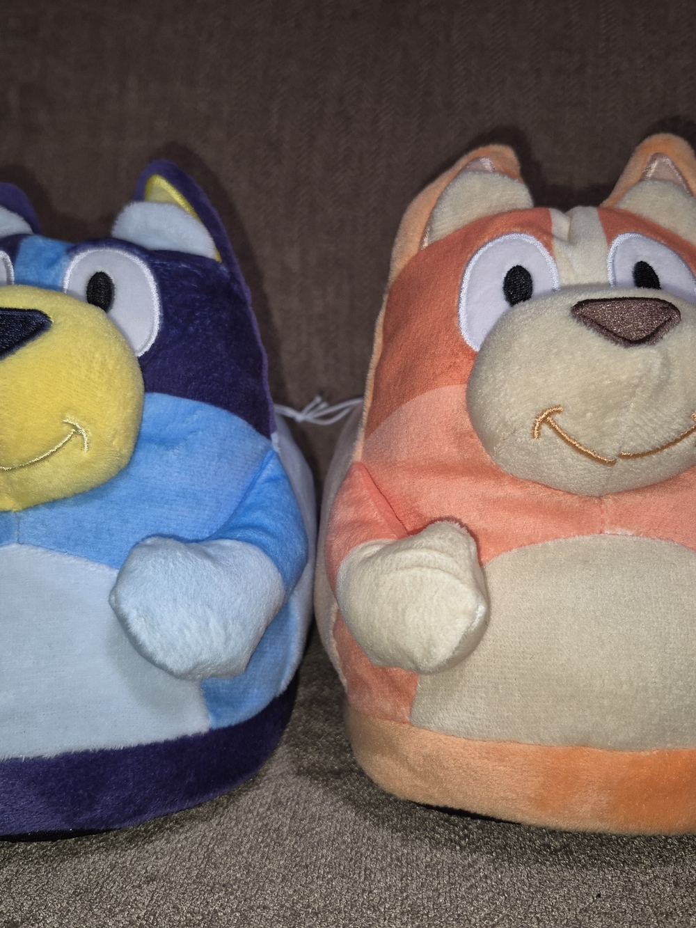 🔥New! Bluey and Bingo Character 3D Plush Slippers XL 11 US Women's Licensed